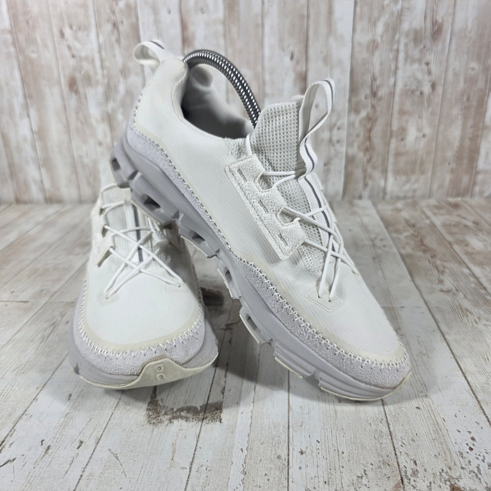 On Cloudaway White Pearl Swiss Engineering Sneakers 49.98304 Womens 10 - Picture 8 of 8